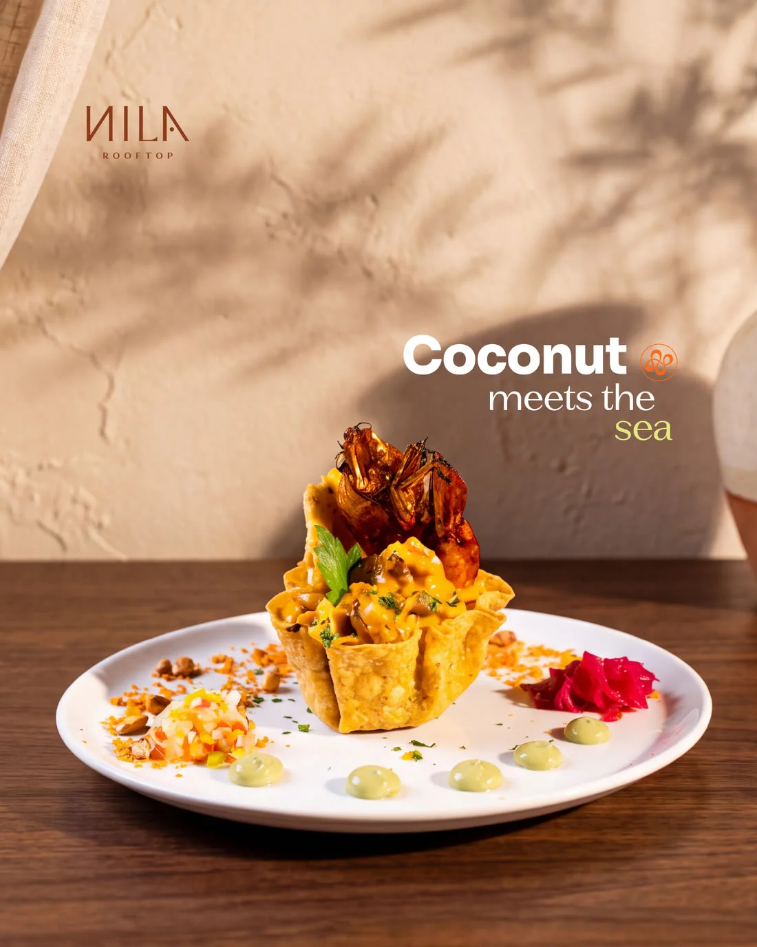Coconut meets the sea — NILA ROOFTOP