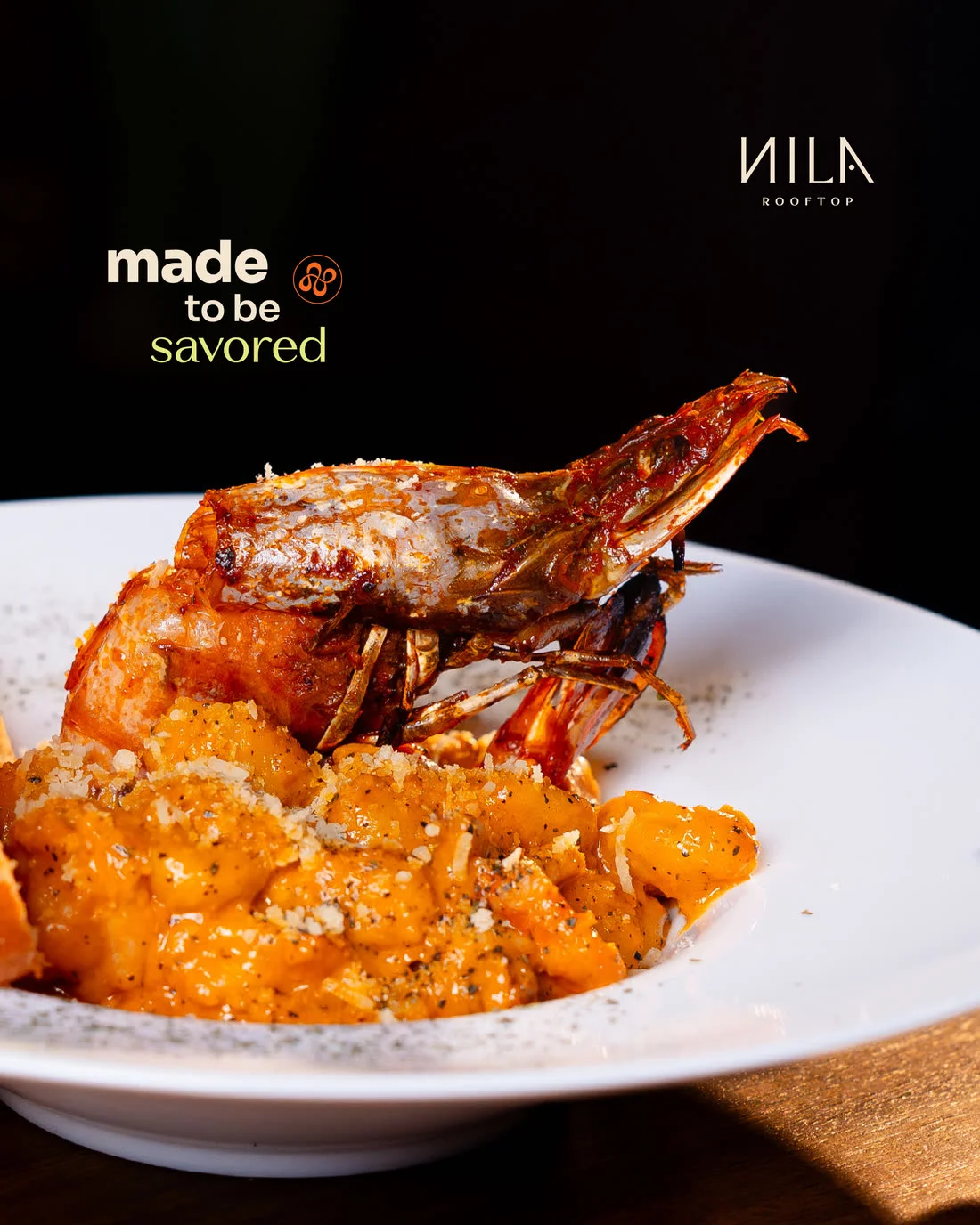 Langostino a la parrilla — NILA ROOFTOP